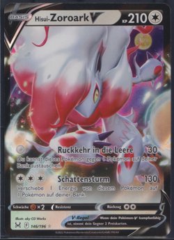 Hisui-Zoroark V 146/196 - LOR Verlorener Ursprung - DE - NM - Pokemon TCG - Image 1