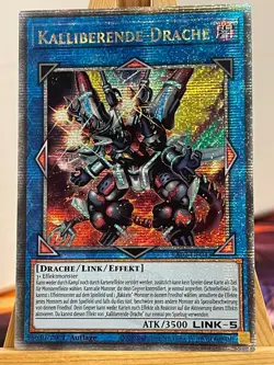 Kalliberende-Drache RA02-DE043 Quarter Century Secret Rare Deutsch NM YUGIOH - Image 1