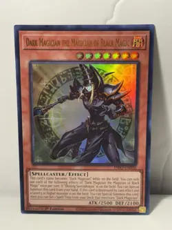 Dark Magician the Magician of Black Magic INFO-EN006 Ultra Rare 1st Ed NM Yugioh - Image 1
