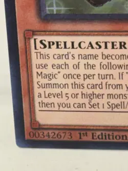 Dark Magician the Magician of Black Magic INFO-EN006 Ultra Rare 1st Ed NM Yugioh - Image 5