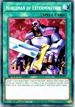 NOBLEMAN OF EXTERMINATION SBCB-EN117 - Common - 1st Edition Yugioh - Image 1