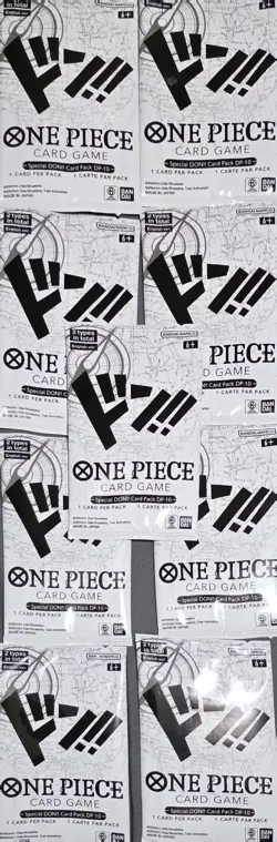 9x Playset One Piece TCG Special DON! Card OP-15 DP-10 Sealed English - Image 1