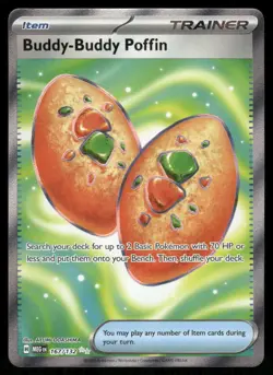 Pokemon Cards Buddy-Buddy Poffin 167/132 Mega Evolution Ultra Rare NM - Image 1
