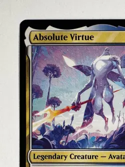 Absolute Virtue 212 – MTG Final Fantasy Mythic Avatar Warrior 8/8 Flying Regular - Image 2