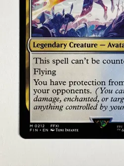 Absolute Virtue 212 – MTG Final Fantasy Mythic Avatar Warrior 8/8 Flying Regular - Image 5