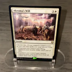 Akroma's Will Commander Legends Rare Instant Regular White 003/361 MTG (A) - Image 3