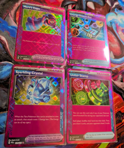 4x Pokemon ACE SPEC Hero's Cape, Energy Search, Sparkling Crystal, Unfair Stamp - Image 2