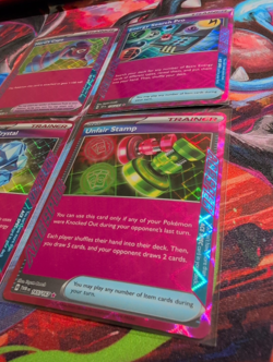 4x Pokemon ACE SPEC Hero's Cape, Energy Search, Sparkling Crystal, Unfair Stamp - Image 4