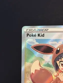 Pokemon TCG Poke Kid Trainer Shining Fates Ultra Rare Card 070/072 Near Mint - Image 2