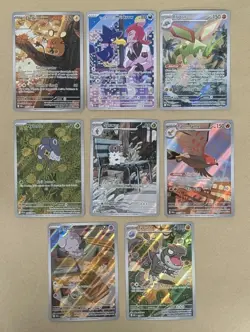 Pokemon Cards Bundle - 8 ENGLISH Illustration Rares, All Great Condition. - Image 1