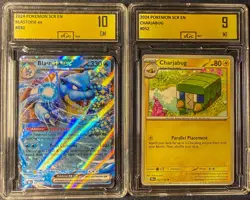Pokemon TCG 2 Card Slab Lot Blastoise ex Gem Mint 10 - Image 1