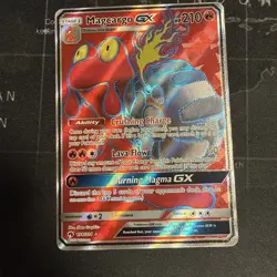 Magcargo GX 198/214 Ultra Rare Full Art Lost Thunder SM Pokemon TCG NM/LP - Image 1