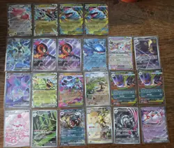 Pokemon TCG Mixed Lot Of 22 Cards: Special Illustration Rare, IR, EX - Image 1