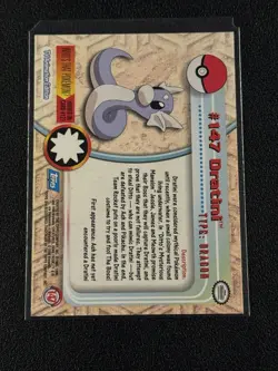 2000 Topps Pokemon Series 3 #147 Dratini Blue Logo 1st Edition Three - Image 2