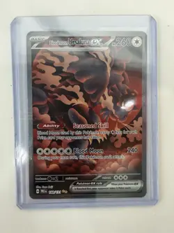 Pokemon TCG Bloodmoon Ursaluna EX Prismatic Evolutions Card 168/131 - Image 1