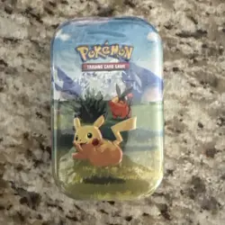 Pokemon TCG Ascended Heroes Mini Tin Pikachu and Tepig New Sealed In Hand - Image 1
