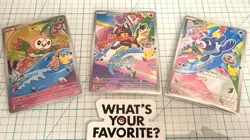 Alola Starter Set Pokemon First Partner Illustration Collection Series 1 Promo - Image 2