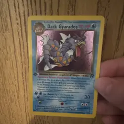 Dark Gyarados 8/82 Team Rocket Holo Rare 1st Edition Pokemon TCG Card - Image 1