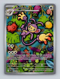 Ambipom 107 2025 Pokemon Phantasmal Flames Illustration Rare Card NM+ (a) - Image 1
