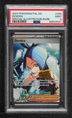 Dendra Special Illustration Rare Pokemon SV02: Paldea Evolved PSA 9 MINT - Image 1