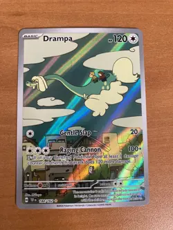 Pokemon Drampa 184 Temporal Forces Illustration Rare Card Holo Full Art NM Mint - Image 2
