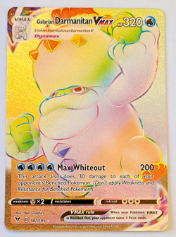Pokemon TCG: Galarian Darmanitan VMax Vivid Voltage #187/185 Near Mint (NM) - Image 1