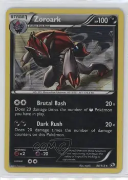 Zoroark Holo Pokemon Black & White Legendary Treasures #90 - Image 1