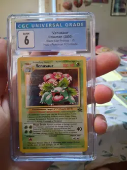 2000 pokemon promo black star 13 venusaur-holo cgc 6 - Image 1