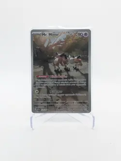 Pokemon TCG Mr. Mime Scarlet & Violet-151 179/165 Holo Illustration Rare - Image 1