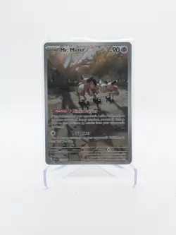 Pokemon TCG Mr. Mime Scarlet & Violet-151 179/165 Holo Illustration Rare - Image 2