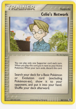 Celio's Network 88/112 FireRed & LeafGreen Pokemon Card - Image 1