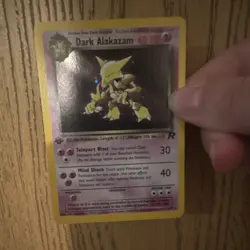 Dark Alakazam 18/82 Team Rocket Holo Rare 60 HP Pokemon TCG Card - Image 1