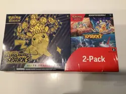 Pokemon Scarlet & Violet Surging Sparks Elite Trainer Box 2 Pack Costco Bundle - Image 1