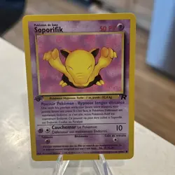 Soporifik 54/82 1st Edition French Pokemon Drowzee Team Rocket TCG - Image 1