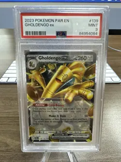 2023 Pokemon Par EN Gholdengo ex #139 PSA 9 MINT - Image 1