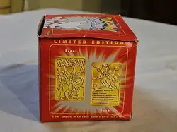 NIB Sealed MEWTWO Pokemon 23K Gold Plated Trading Card 1999 Burger King Limited - Image 4