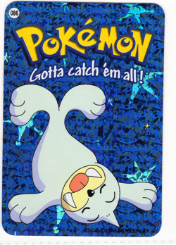 Seel #086 - Vintage Pokemon Vending Prism Holo Sticker Card 2000 Nintendo - Image 1