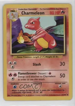 Charmeleon 1999-2000 Printing Pokemon Base Set #24 1999 - Image 1