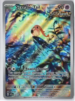 Scream Tail SVP 065 Scarlet & Violet Black Star Promo Art Rare Pokemon Card - Image 1