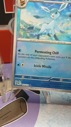 Pokemon TCG Glaceon Pokeball Reverse Prismatic Evolutions 025/131 - Image 1