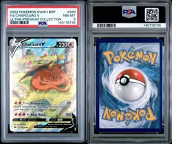 Pokemon 2022 SWSH BSP FA/Charizard v Ultra Premium Collection #260 PSA 8 - Image 3