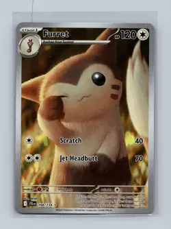 Furret 168/159 Illustration Rare Journey Together Pokemon Holo Near Mint - Image 1