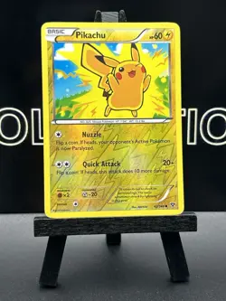 Pikachu 42/146 REVERSE HOLO FOIL XY Base Set Pokemon English TCG - Image 2