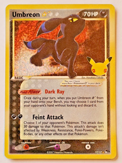 Pokemon TCG: Umbreon Gold Star Celebrations #17/17 MINT - Image 1