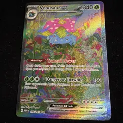 Pokemon Venusaur ex 198/165 Sv: Scarlet & Violet 151 Special Illustration Rare - Image 1