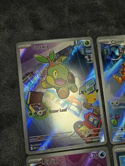 Pokemon First Partner Turtwig Chimchar Piplup 30th Promo 040 041 042 + ExtraCard - Image 2