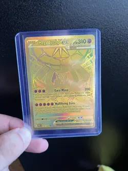 Pokemon Mega Zygarde EX 124/088 Gold Full Art Holo Perfect Order - Image 2