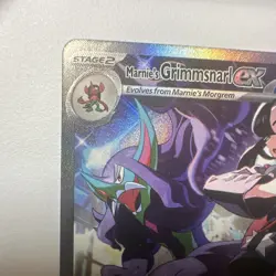Pokemon TCG Marnie's Grimmsnarl EX Special Illustration Rare Holo 287/217 320 HP - Image 3