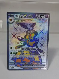 Pokemon TCG Vespiquen EX 212/197 SV Obsidian Flames Ultra Rare Full Art Holo NM - Image 1