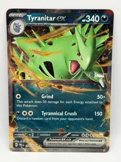 Tyranitar ex Double Rare SV: Prismatic Evolutions 064/131 NM Pokemon TCG - Image 1